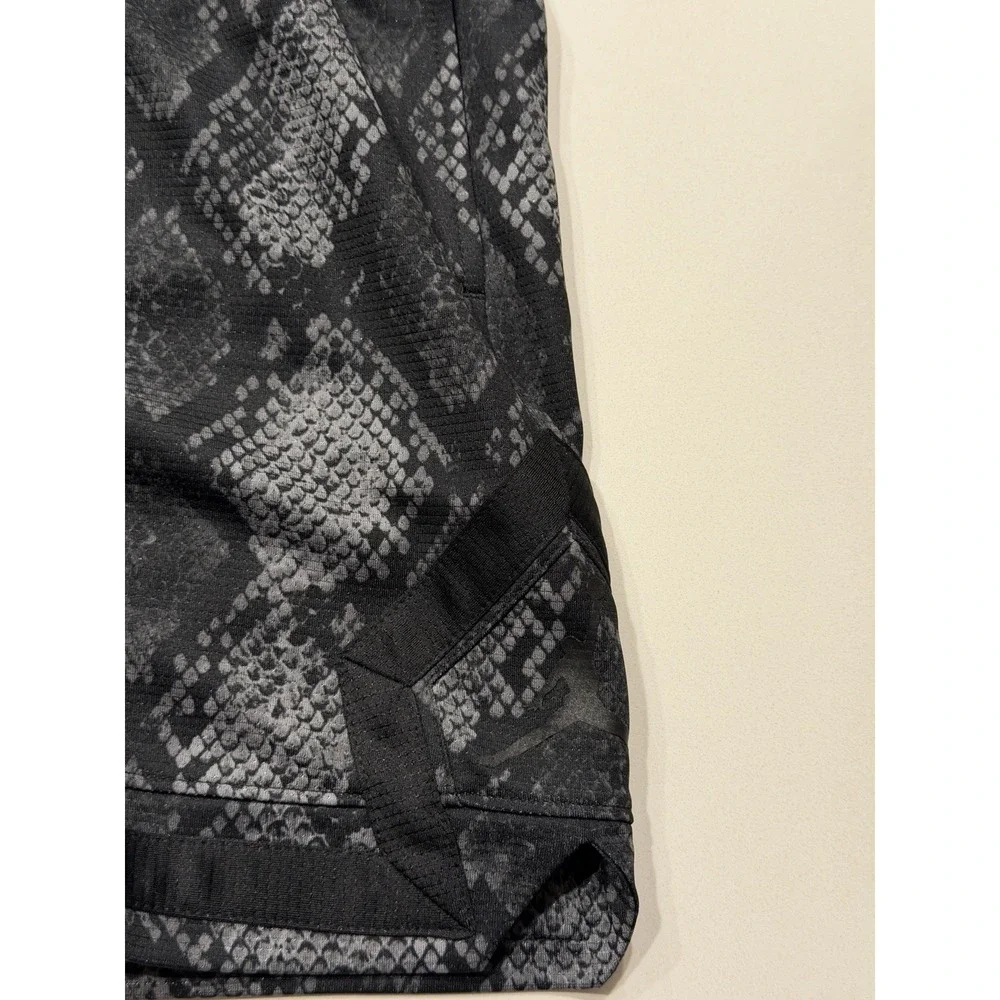 Jordan Sport Snakeskin Print Diamond Short Black HJ0065-010 Womens S NWT